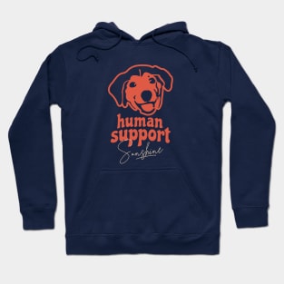 Human support sunshine, memes Hoodie